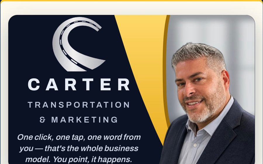 CartFull Rides — Carter Transportation — flip e-card